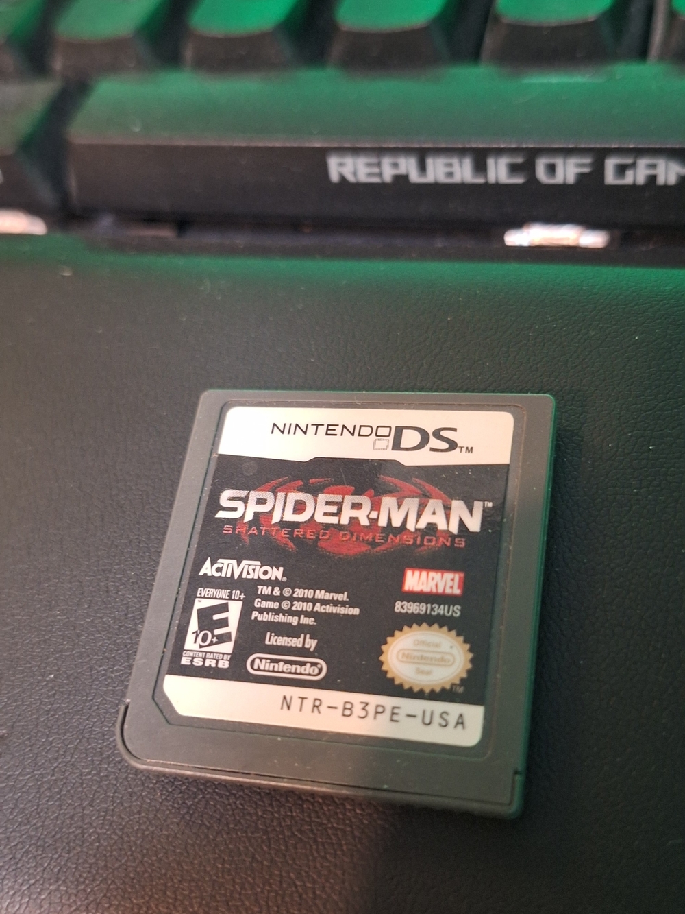 Nintendo DS Spider-Man: Shattered Dimensions Game Cartridge - Black